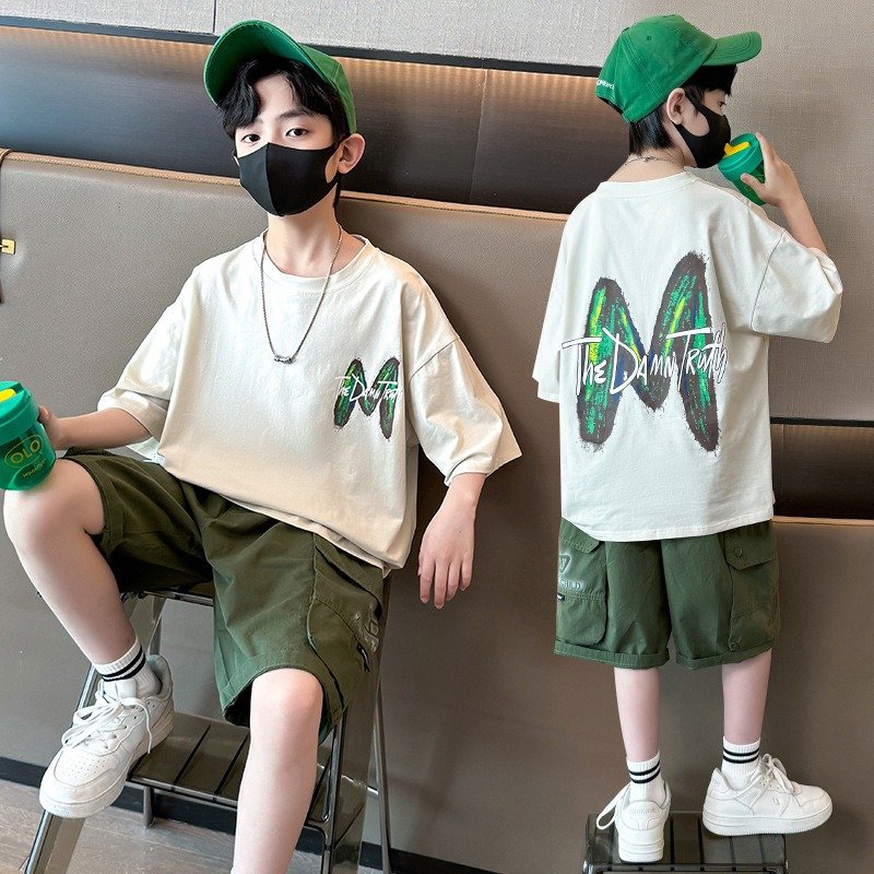 Boys’ Summer Short-Sleeve Suit – Lightweight, Stylish Outfit for Kids