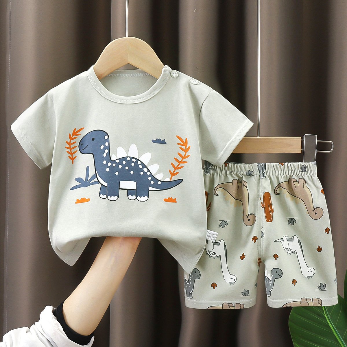 Kids Pure Cotton Summer Pajama Set | Unisex T-Shirt & Shorts