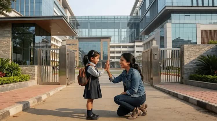 Saying goodbye at drop off avoiding tears : Beating Bye-Bye Worries Together